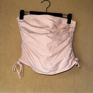American Eagle Outfitters Blush Ruched tube top sleeveless